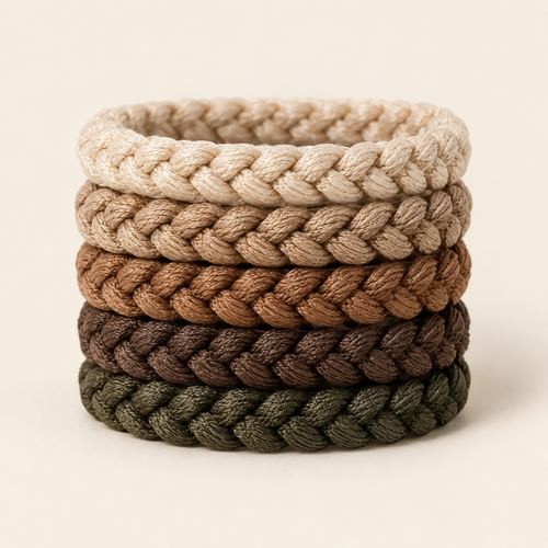 Norvellar Braided Fabric Hair Tie Set