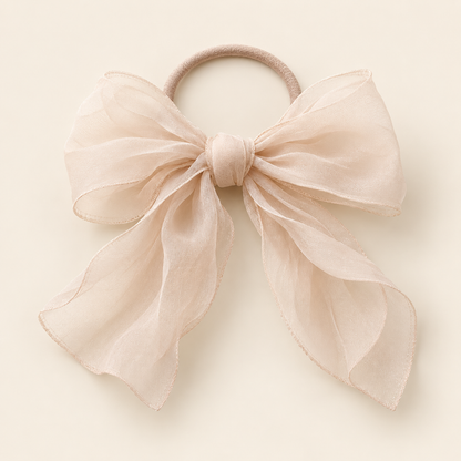 Norvellar Organza Bow Hair Tie
