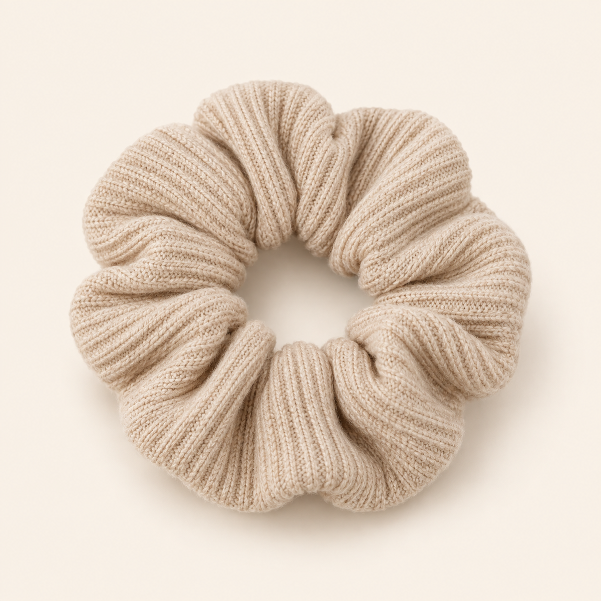 Norvellar Knitted Texture Scrunchie Hair Tie
