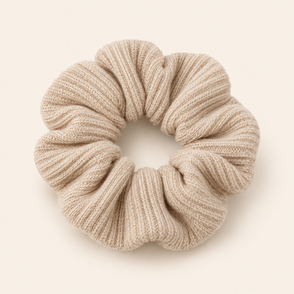 Norvellar Knitted Texture Scrunchie Hair Tie
