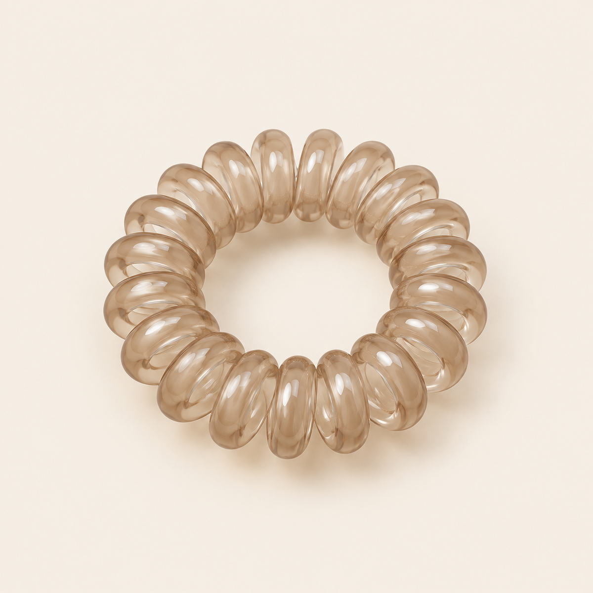 Norvellar Transparent Spiral Hair Tie
