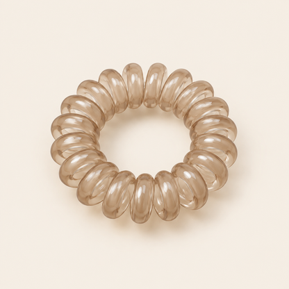 Norvellar Transparent Spiral Hair Tie