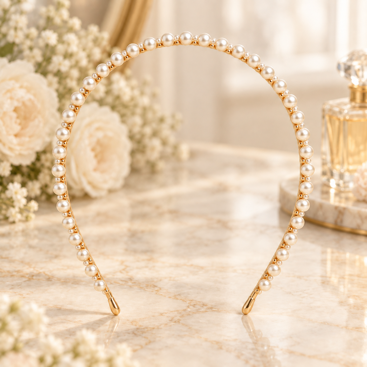 Norvellar Pearl Embellished Headband