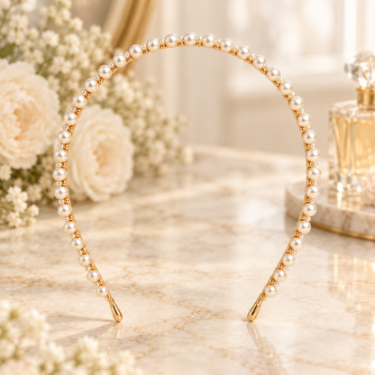 Norvellar Pearl Embellished Headband