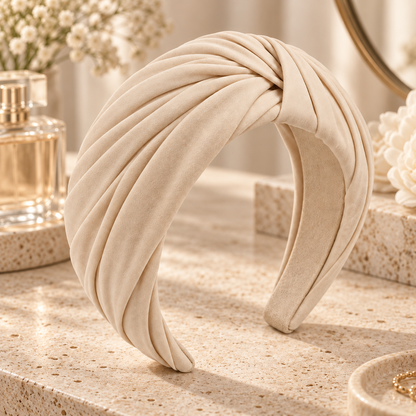 Norvellar Layered Satin Twist Headband