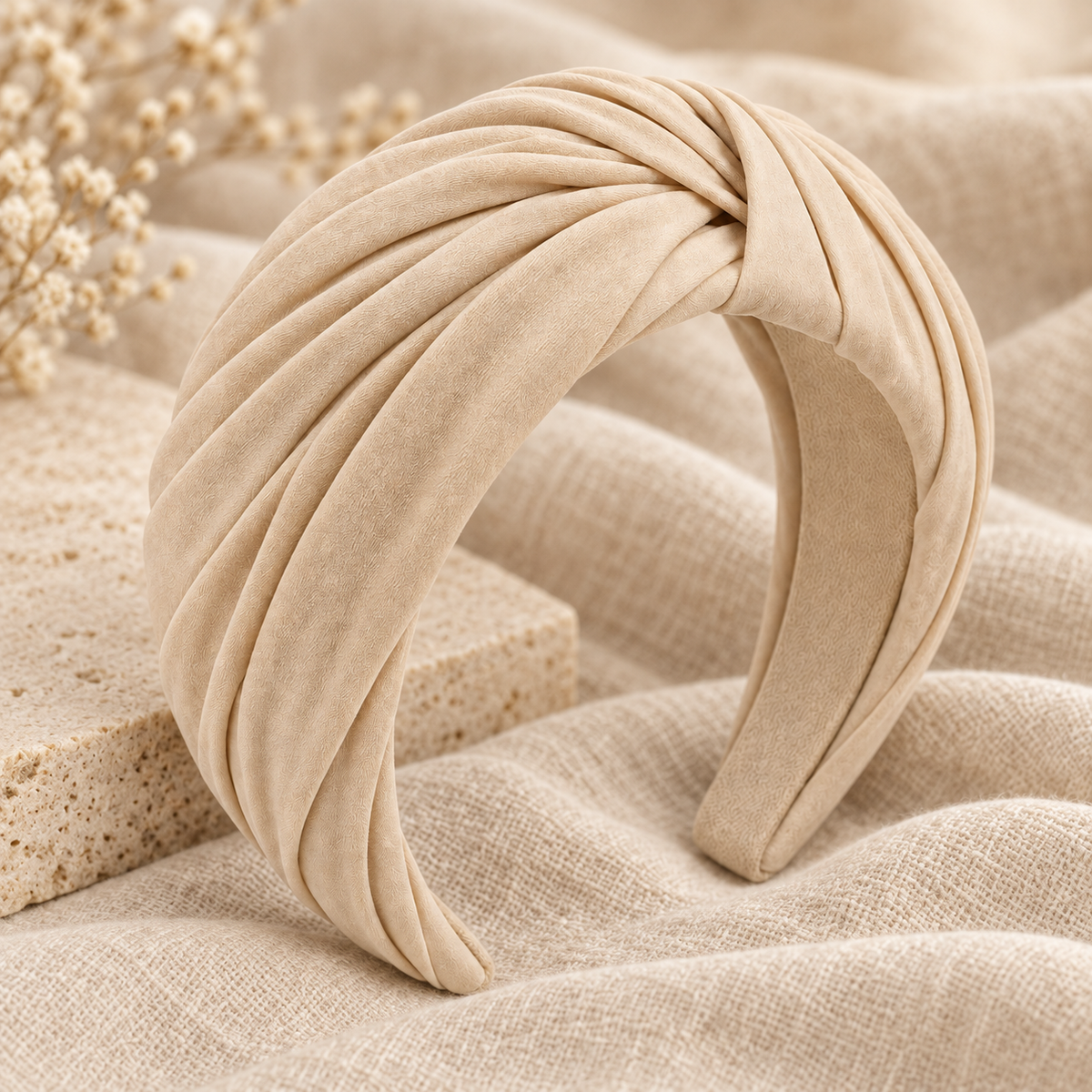 Norvellar Layered Satin Twist Headband