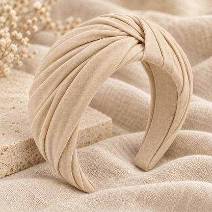 Norvellar Layered Satin Twist Headband