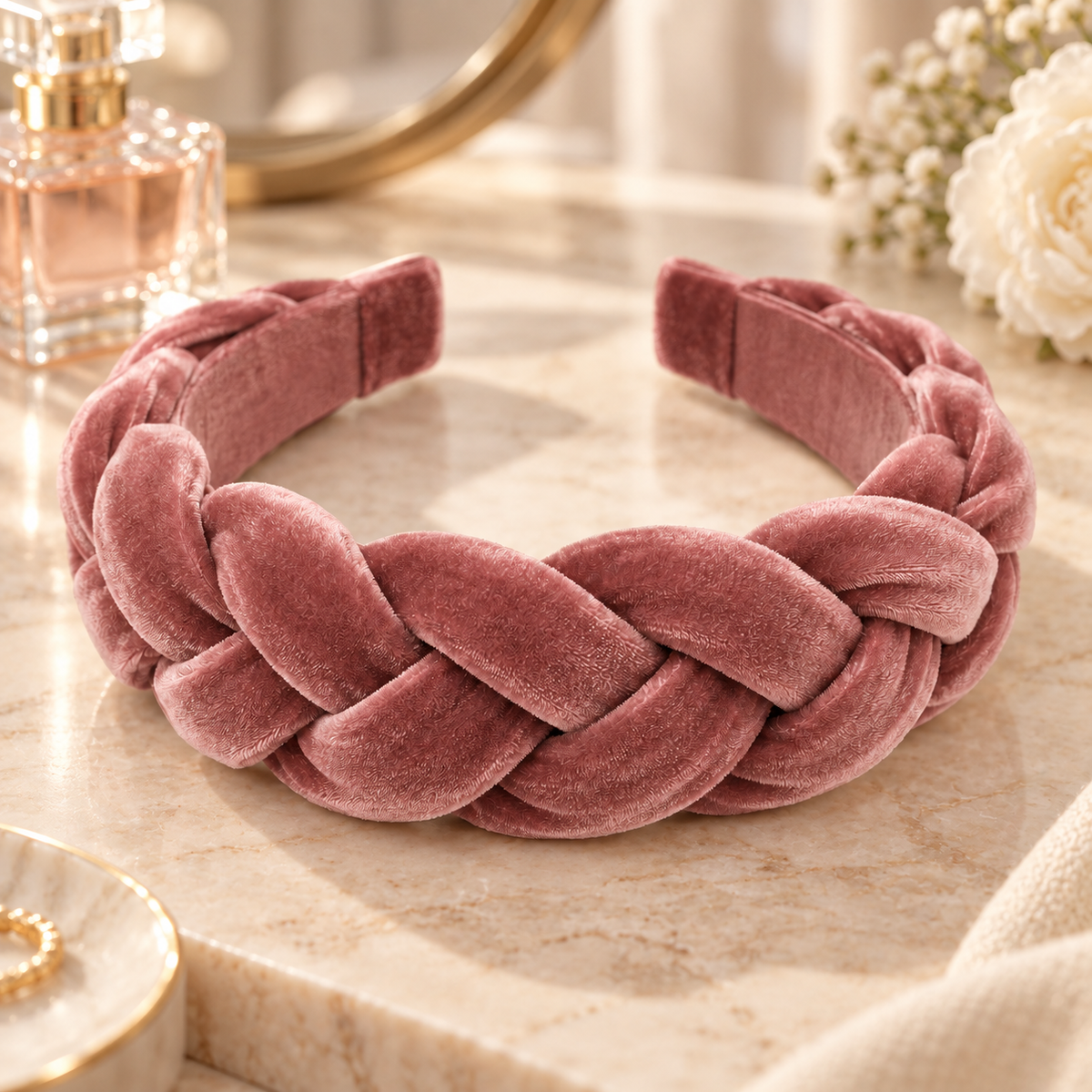 Norvellar Braided Velvet Headband