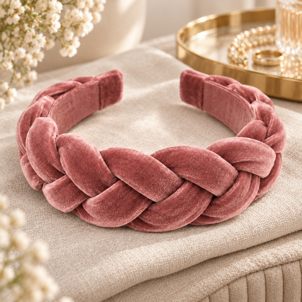 Norvellar Braided Velvet Headband